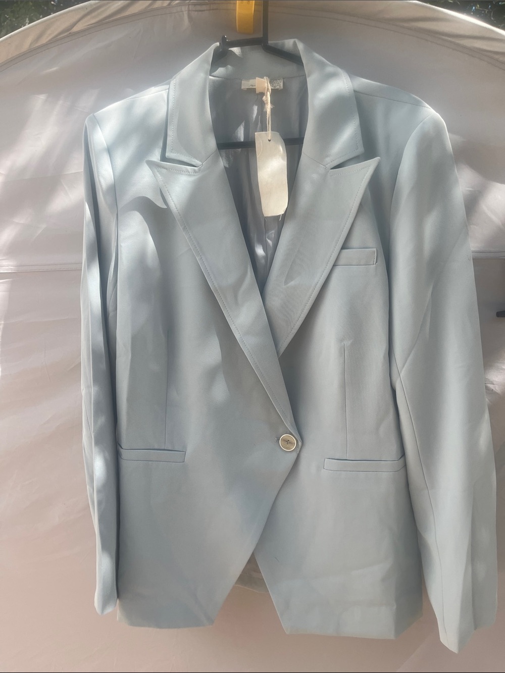 Mystree Light green Single-Button Women's Blazer
